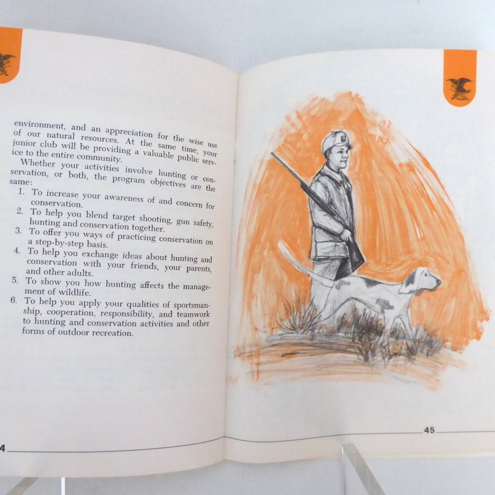 NEW VINTAGE 1971 NRA JUNIOR PROGRAM HANDBOOK SOFT COVER BOOK - Picture 8 of 11